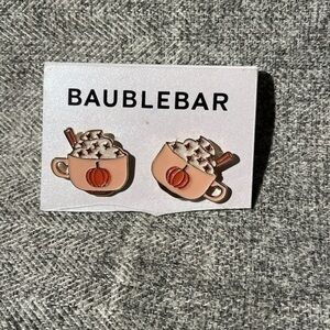 BAUBLEBAR Pumpkin Spice Latte Earrings. NEW